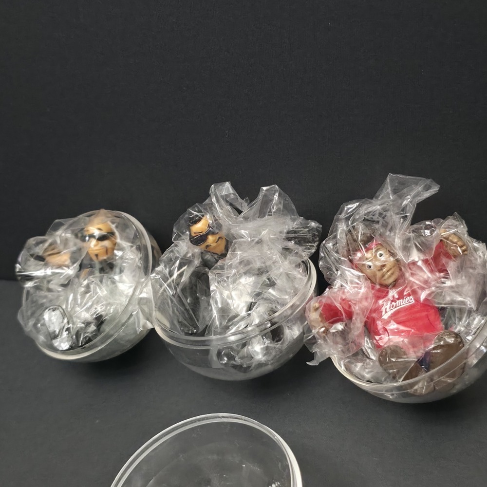 Homies Bendable 3" Figurines Bulk Bag of 3 2000s Gumball Machine Y2k Vtg‎ New